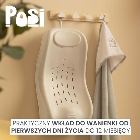 Sensillo skladacia vložka do vaničky posi béžová,