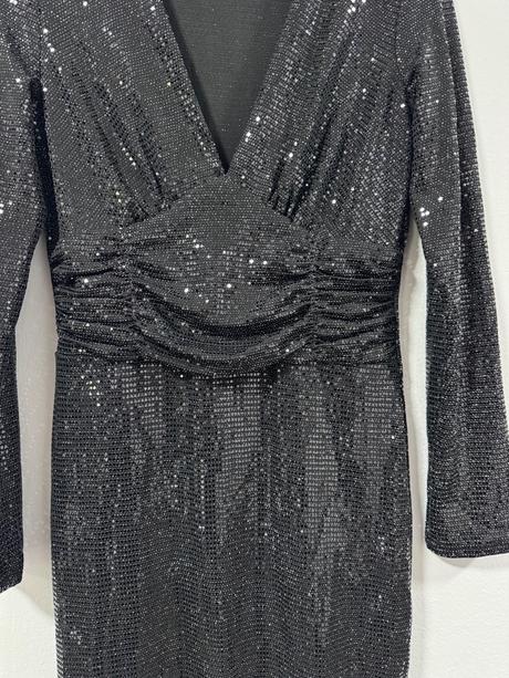 Večerné elegantné šaty glam štýl, l