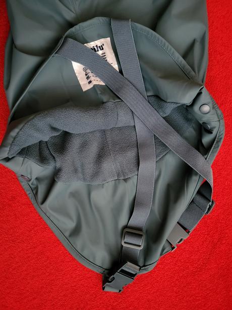 Gumené zateplené nohavice 122/128, lupilu,122