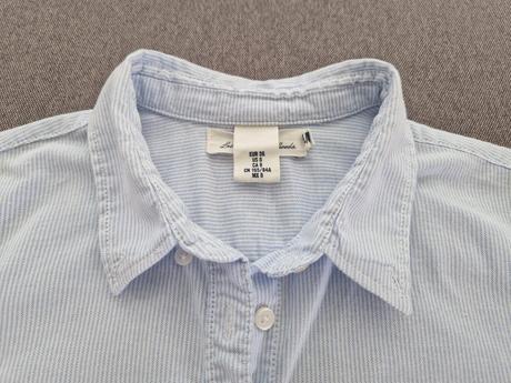 Pásikavá košeľa, h&m,s