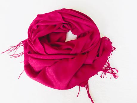 Dámsky šál fuchsia 200x70cm, xl
