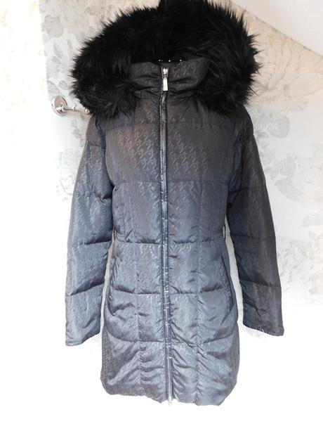 Kvalitna zimna perova predlzena bunda/kabat, 38