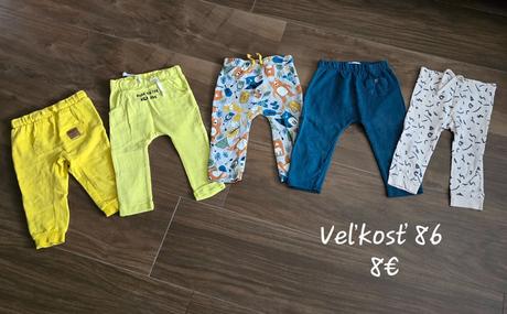 Tepláky veľkosť 86, pepco,86