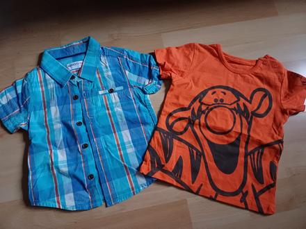 Košeľa, tričko v.80 9-12mes, minoti,80