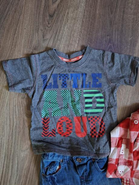 Rifle, tricko, kosela - komplet, marks & spencer,92