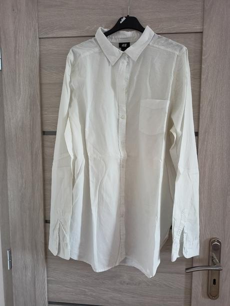 Košeľa pánska biela, h&m,xl