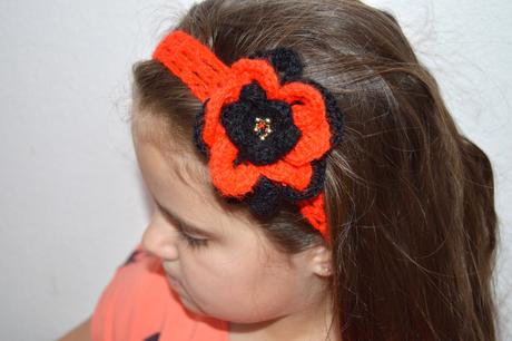 Módne čelenky s kvetom, 