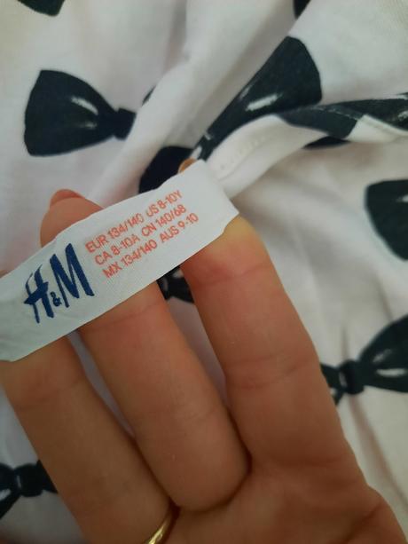 Dievčenské šaty, h&m,134