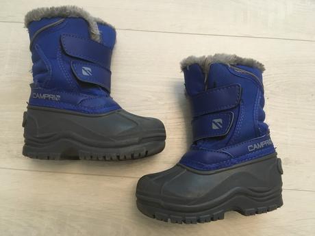 Zateplené chlapcenske cizmy - snehule, campri,21
