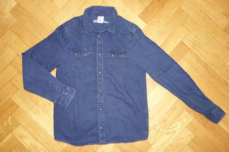 Rifľová košeľa 13-14 rokov, h&m,164