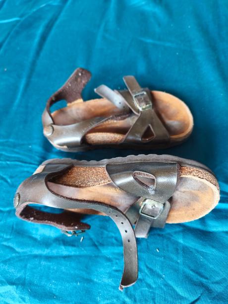 Kožené sandále klasické, 27