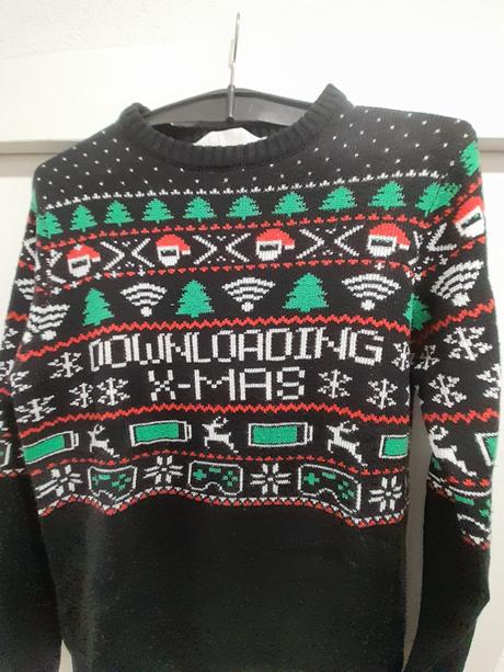 Vianočný pulóver gamer 158/164, h&m,158