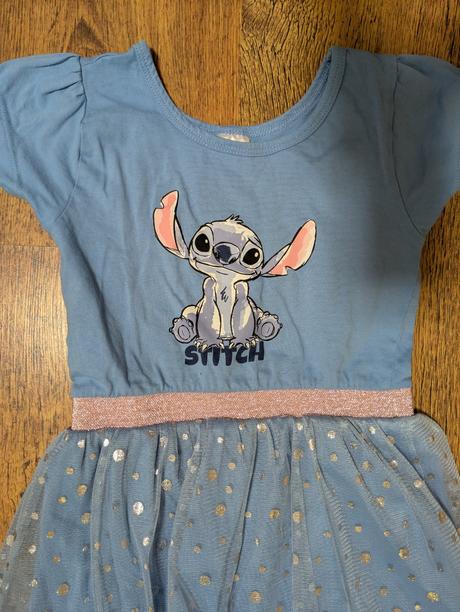 Šaty stitch 110/116, disney,110