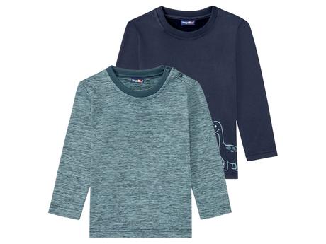 Chlapčenské tričká 2ks s dlhým rukávom 86/92, lupilu,86