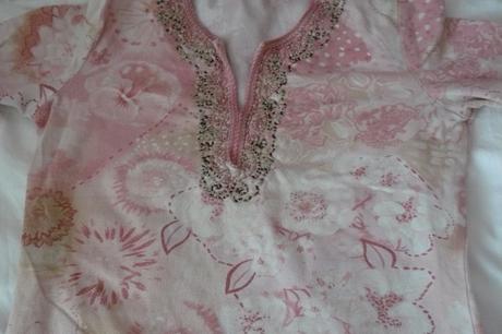 Zaujímavé tričko s dlhým rukávom, 134