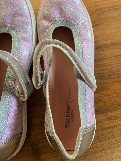Kožené balerínky richter, richter,34