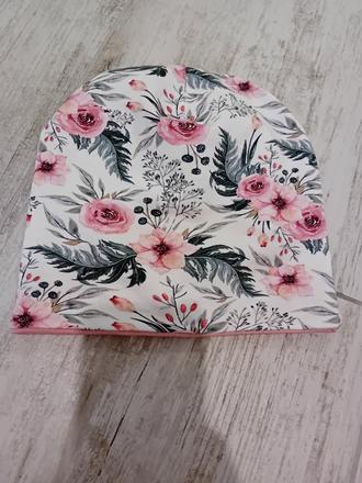 Jarná kvetinová čiapka handmade, 116