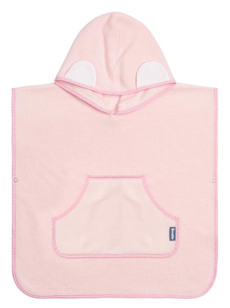 Sensillo pončo na kúpanie ružové, 