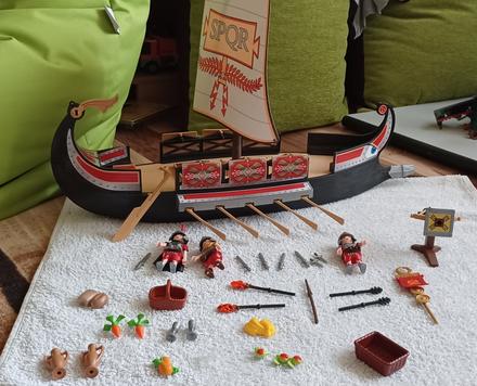 Playmobil rimska galéria + extra vojaci/4+4/, 