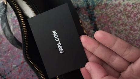 Kožená kabelka karl lagerfeld,