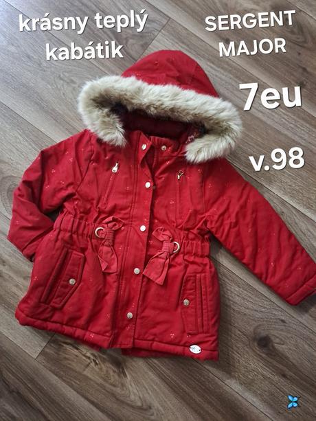 Zimný kabátik sergent major, sergent major,98