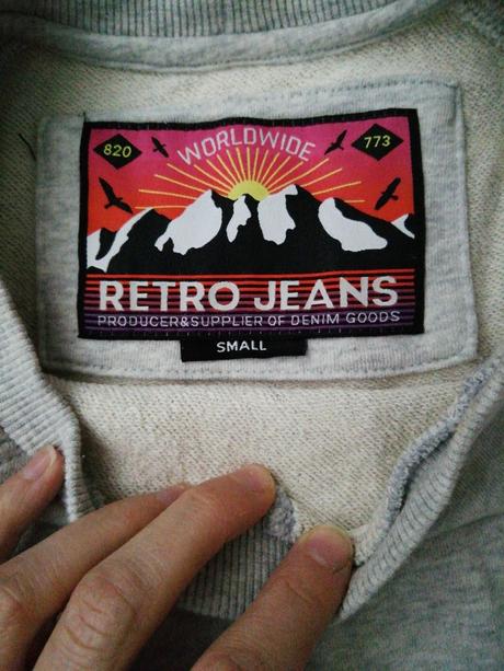 Mikina retro jeans, s
