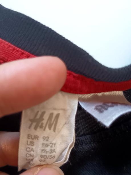 Chlapčenské tričko acdc, h&m,92
