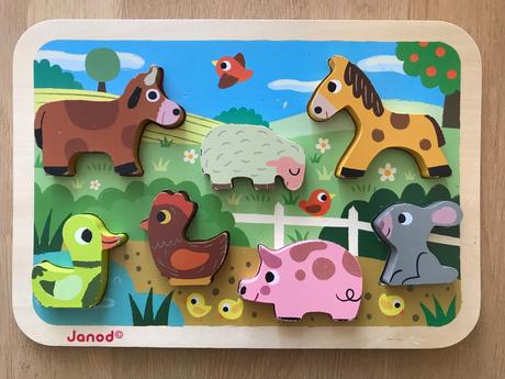 Janod puzzle domáce zvieratá,