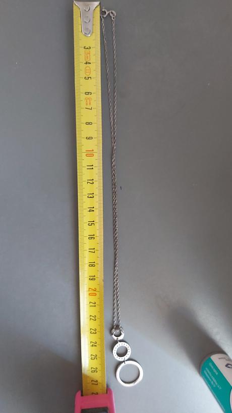 Strieborná retiazka 925 s príveskom a náušnicami, 