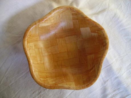 Bambusová miska v tvare kvetu, 