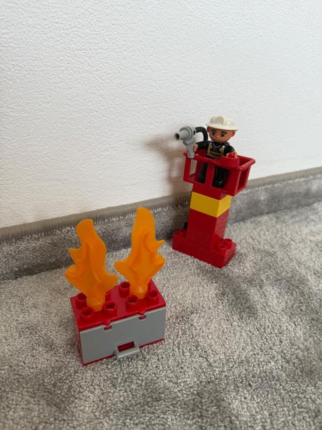 Lego duplo 5682 fire truck s húkač a blikačkou, 