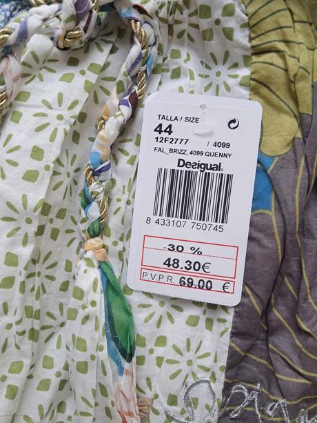 Vzorovaná podšitá letná sukňa desigual veľkosť 44, desigual,44