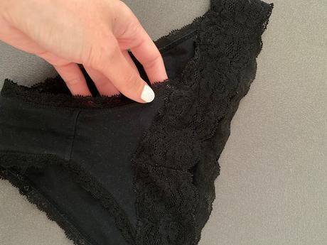 Nohavičky s cipkovanym vrchom, h&m,xs