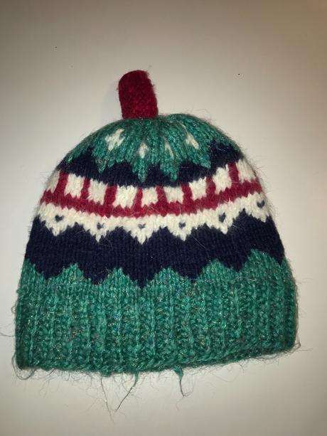 Pletená čiapka - ručná práca, 110