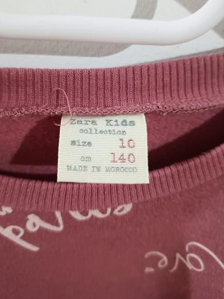 Dievčenská mikina zara, zara,140