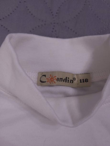 Tricko so vcielkou a kvetinkou, vyssi golier, 116