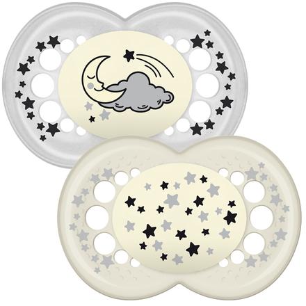 Mam cumlík original night latex 2ks, 6m+, mam