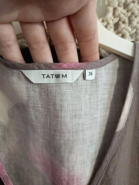 Ľanové šaty tatuum, s