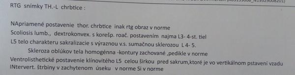Bolesť chrbtice a RTG výsledky