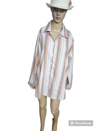 Pánska pásikavá košeľa, l