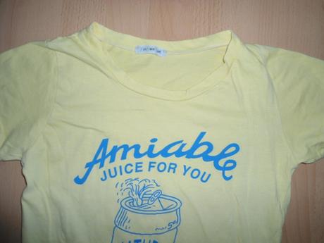 Zlte tricko kratky rukav, s