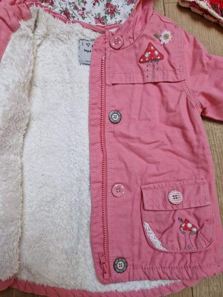 Parka + ciapka, next,98