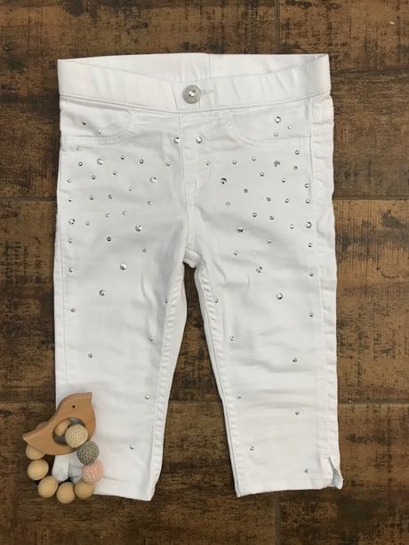 Leginky 3/4 s kamienkami, h&m,98