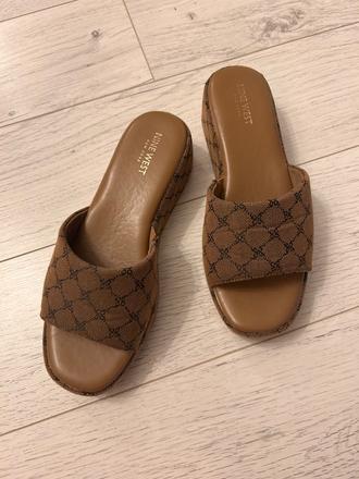 Šlapky, vsuvky, nine west,41