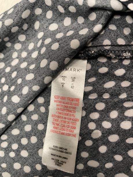Bodkovane šatky, primark,38