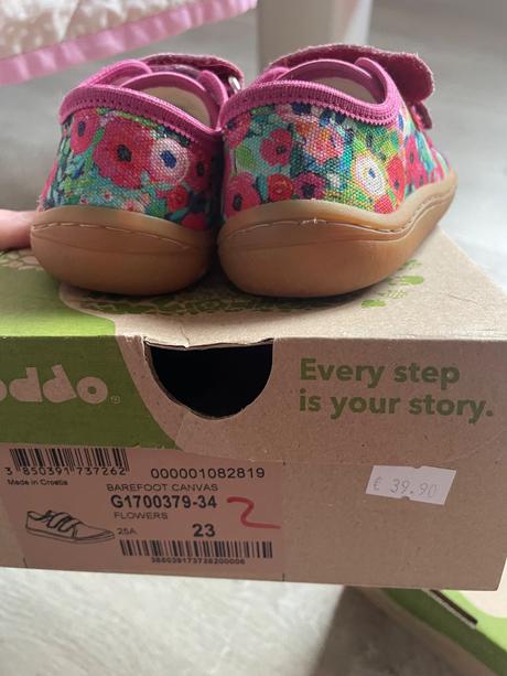 Barefood platenky, froddo,23