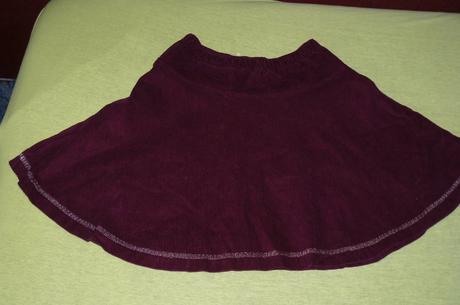 Menžestrová sukňa-bordová, 152