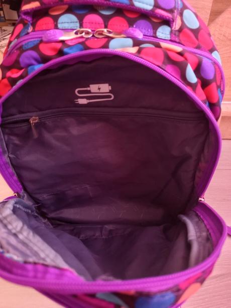 Bodkovaný školský batoh, 