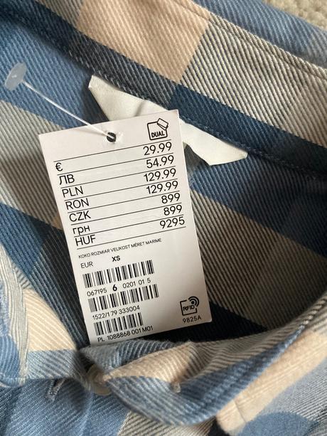 Damska košeľa nová, h&m,xs
