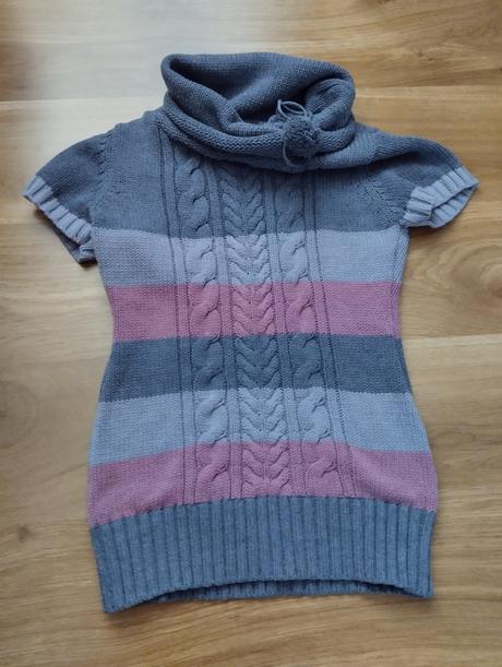 Pleteny dlhy sveter, m